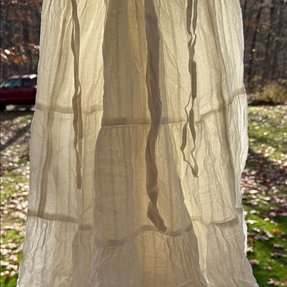 Aerie Ivory Knit Bodice Mini Dress - Picture 5 of 9